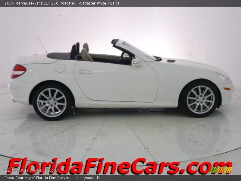 Alabaster White / Beige 2006 Mercedes-Benz SLK 350 Roadster