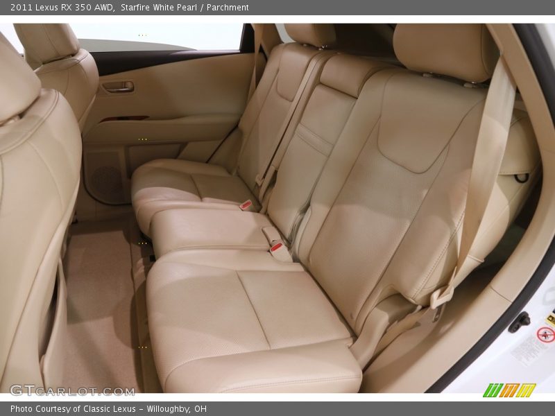 Starfire White Pearl / Parchment 2011 Lexus RX 350 AWD