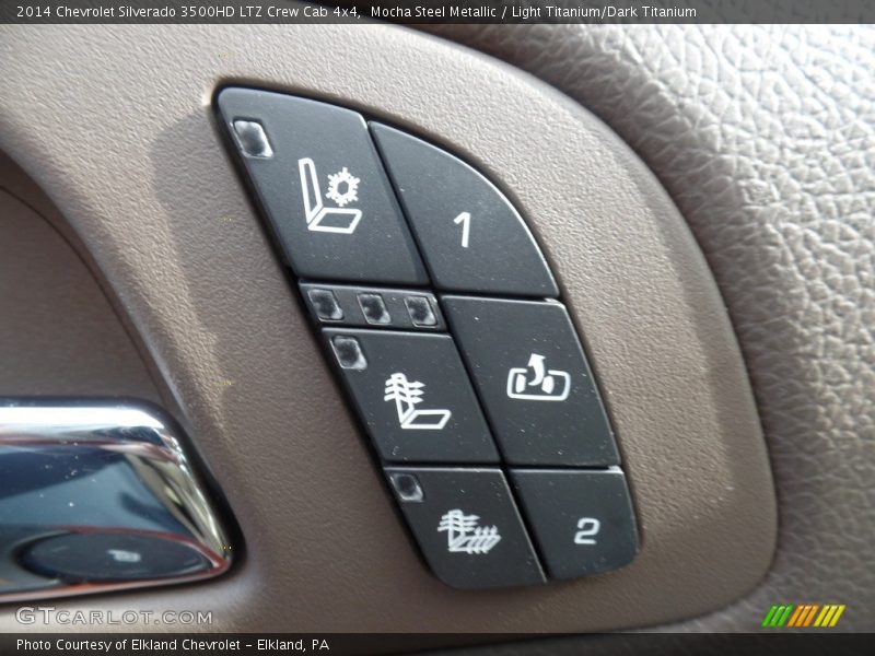 Mocha Steel Metallic / Light Titanium/Dark Titanium 2014 Chevrolet Silverado 3500HD LTZ Crew Cab 4x4