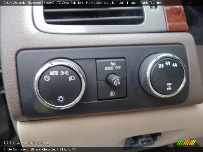 Mocha Steel Metallic / Light Titanium/Dark Titanium 2014 Chevrolet Silverado 3500HD LTZ Crew Cab 4x4