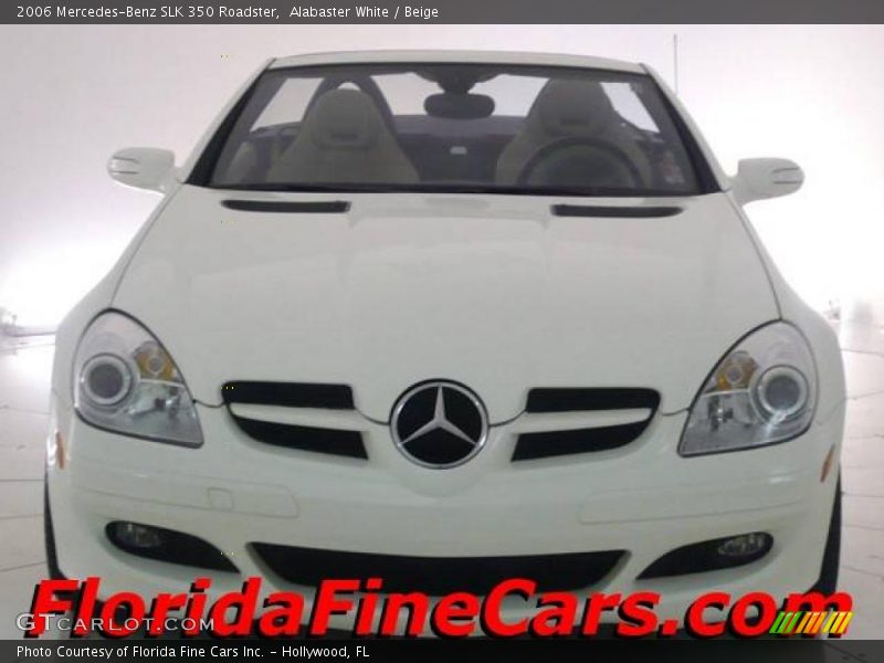Alabaster White / Beige 2006 Mercedes-Benz SLK 350 Roadster