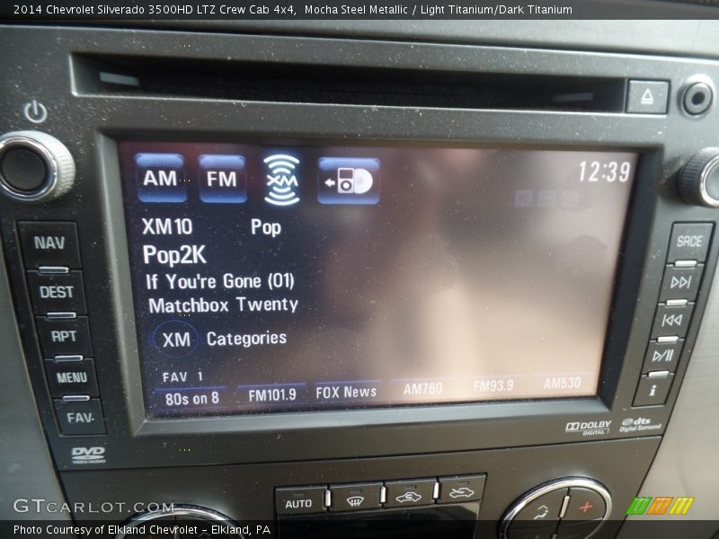 Mocha Steel Metallic / Light Titanium/Dark Titanium 2014 Chevrolet Silverado 3500HD LTZ Crew Cab 4x4