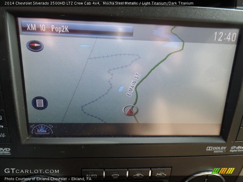 Mocha Steel Metallic / Light Titanium/Dark Titanium 2014 Chevrolet Silverado 3500HD LTZ Crew Cab 4x4