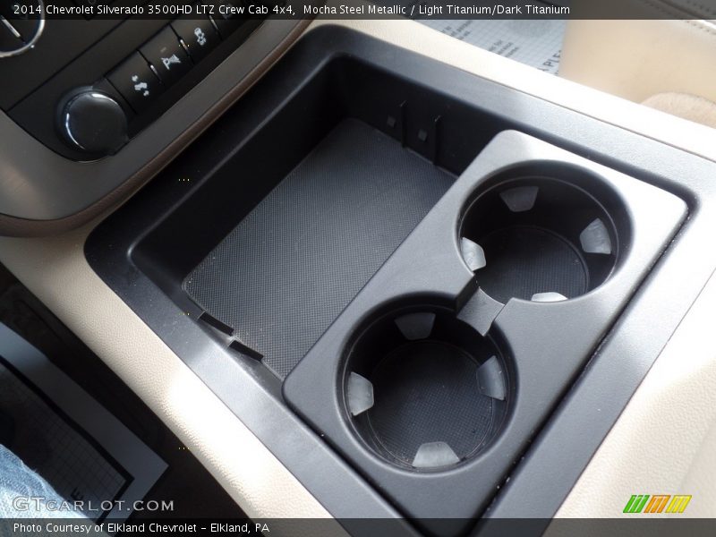Mocha Steel Metallic / Light Titanium/Dark Titanium 2014 Chevrolet Silverado 3500HD LTZ Crew Cab 4x4