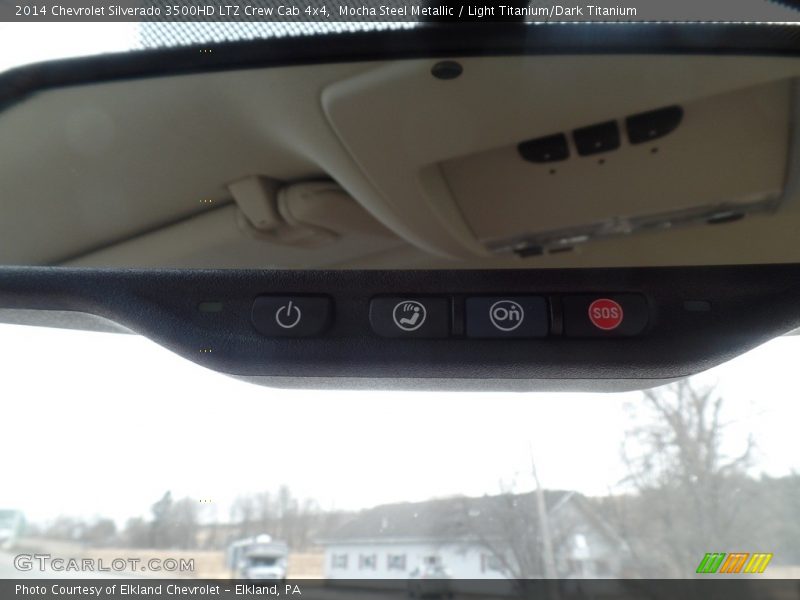 Mocha Steel Metallic / Light Titanium/Dark Titanium 2014 Chevrolet Silverado 3500HD LTZ Crew Cab 4x4