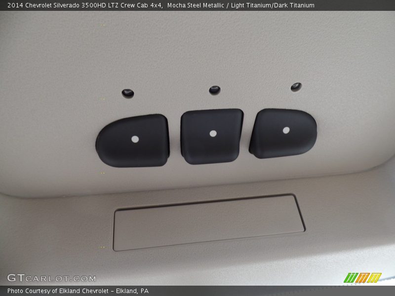 Mocha Steel Metallic / Light Titanium/Dark Titanium 2014 Chevrolet Silverado 3500HD LTZ Crew Cab 4x4