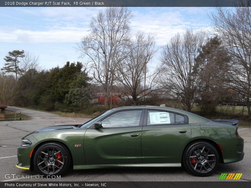 F8 Green / Black 2018 Dodge Charger R/T Scat Pack