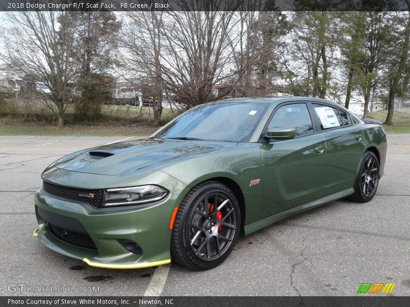 F8 Green / Black 2018 Dodge Charger R/T Scat Pack