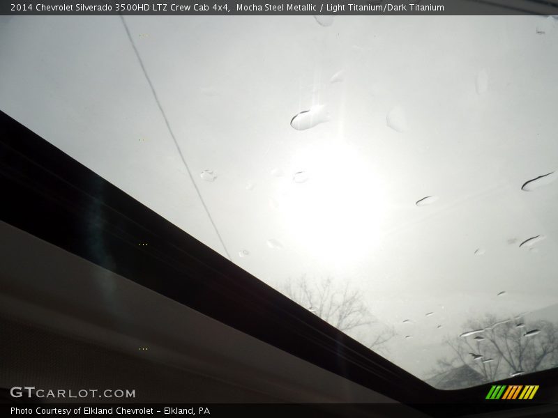Mocha Steel Metallic / Light Titanium/Dark Titanium 2014 Chevrolet Silverado 3500HD LTZ Crew Cab 4x4