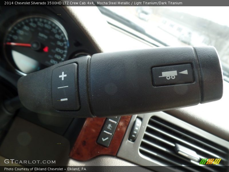 Mocha Steel Metallic / Light Titanium/Dark Titanium 2014 Chevrolet Silverado 3500HD LTZ Crew Cab 4x4