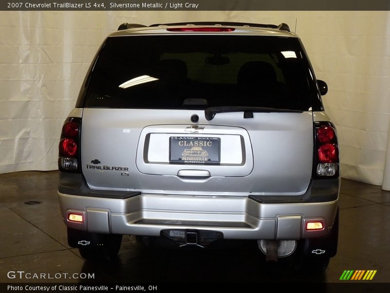 Silverstone Metallic / Light Gray 2007 Chevrolet TrailBlazer LS 4x4