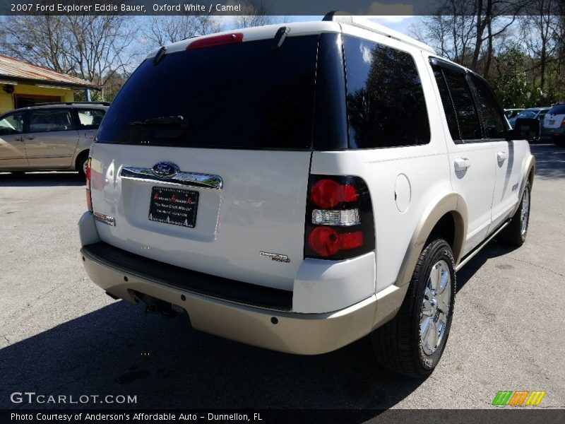 Oxford White / Camel 2007 Ford Explorer Eddie Bauer