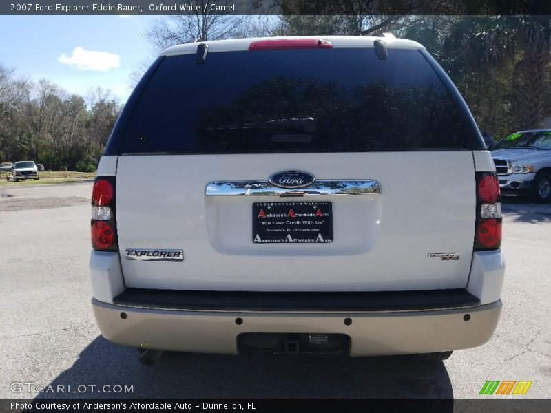 Oxford White / Camel 2007 Ford Explorer Eddie Bauer