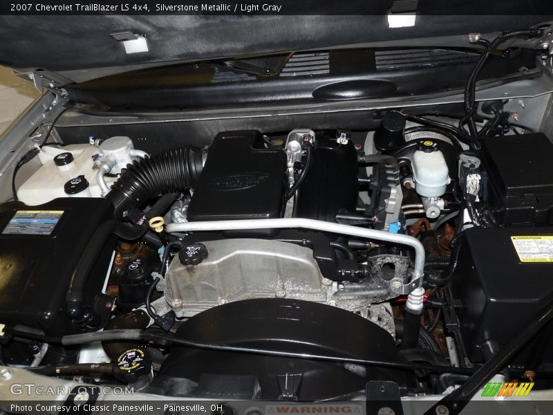 Silverstone Metallic / Light Gray 2007 Chevrolet TrailBlazer LS 4x4