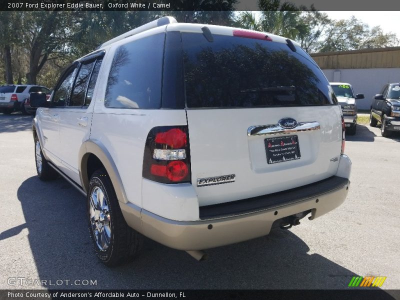 Oxford White / Camel 2007 Ford Explorer Eddie Bauer