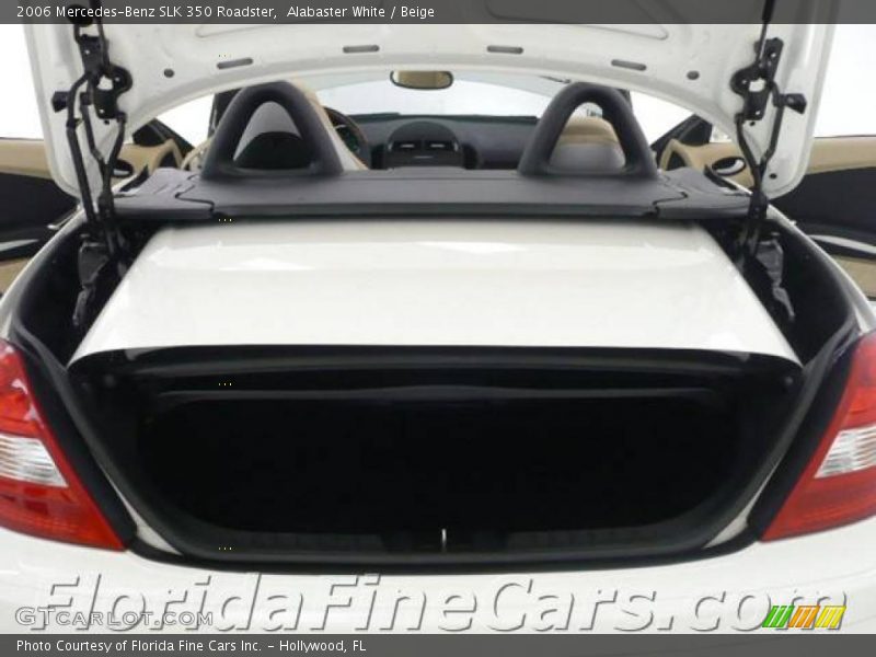 Alabaster White / Beige 2006 Mercedes-Benz SLK 350 Roadster