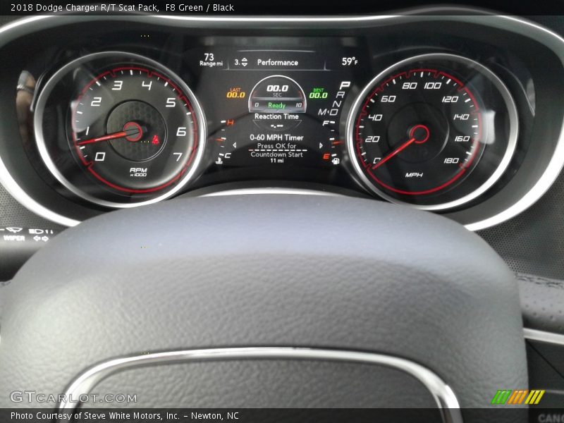 F8 Green / Black 2018 Dodge Charger R/T Scat Pack