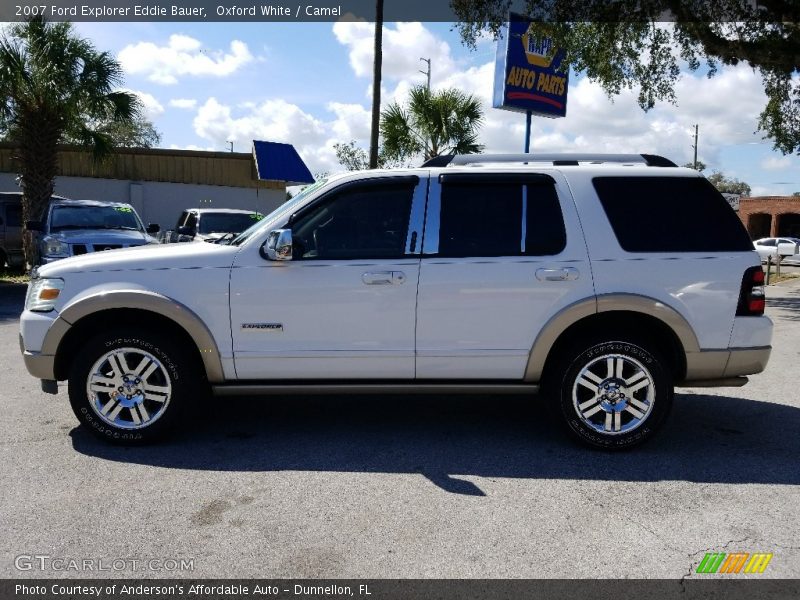 Oxford White / Camel 2007 Ford Explorer Eddie Bauer