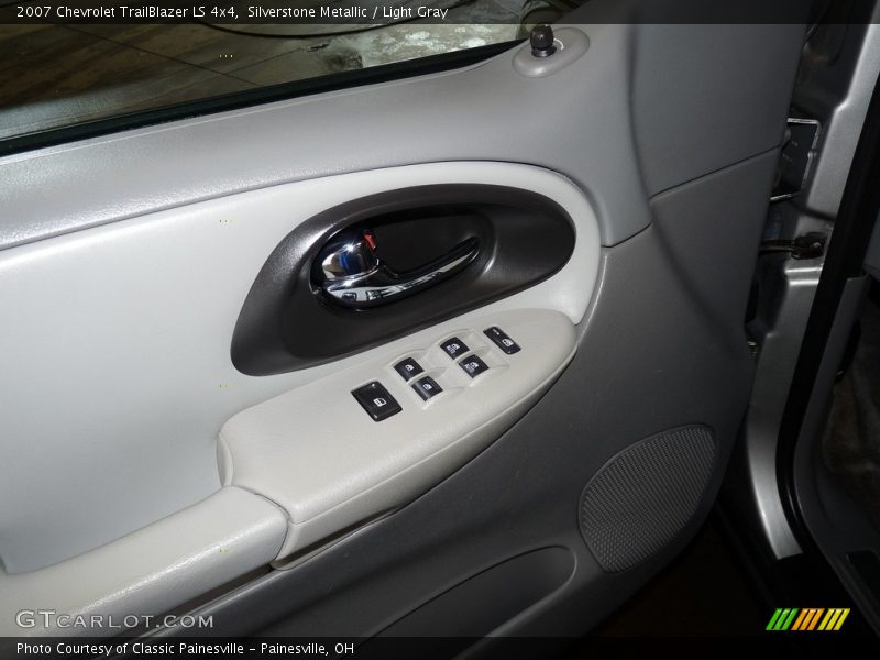 Silverstone Metallic / Light Gray 2007 Chevrolet TrailBlazer LS 4x4