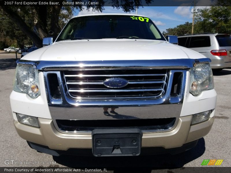 Oxford White / Camel 2007 Ford Explorer Eddie Bauer