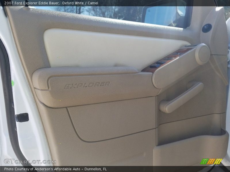 Oxford White / Camel 2007 Ford Explorer Eddie Bauer