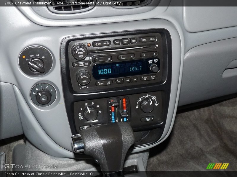 Silverstone Metallic / Light Gray 2007 Chevrolet TrailBlazer LS 4x4