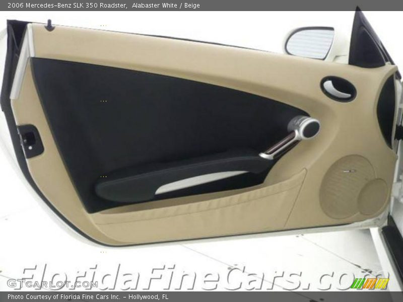 Alabaster White / Beige 2006 Mercedes-Benz SLK 350 Roadster