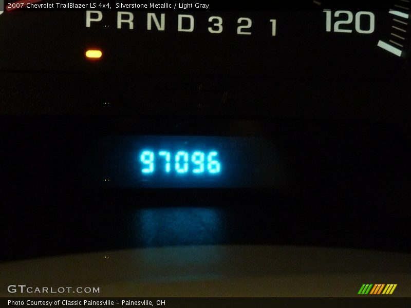 Silverstone Metallic / Light Gray 2007 Chevrolet TrailBlazer LS 4x4