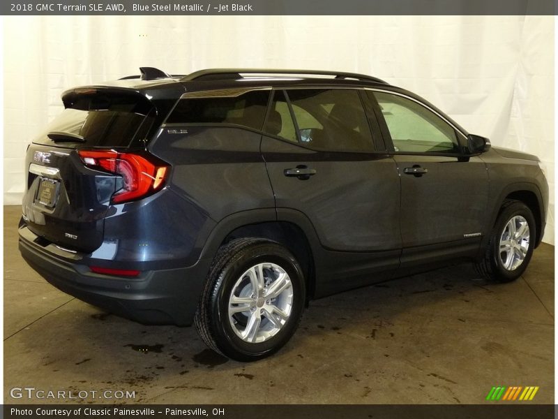 Blue Steel Metallic / ­Jet Black 2018 GMC Terrain SLE AWD