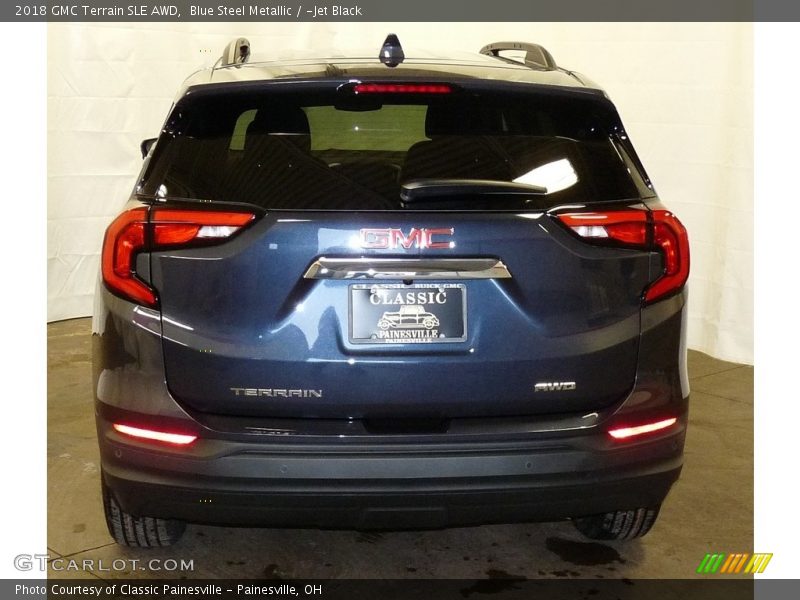 Blue Steel Metallic / ­Jet Black 2018 GMC Terrain SLE AWD