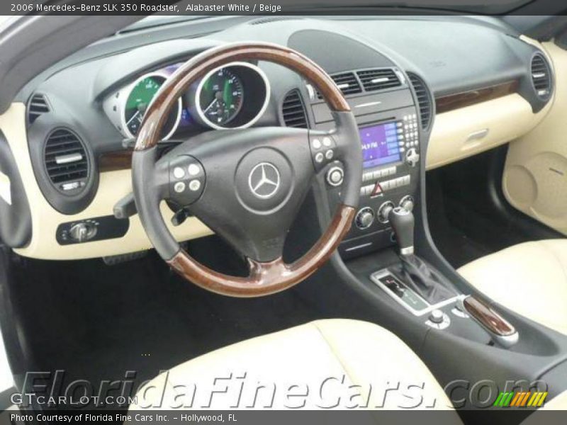 Alabaster White / Beige 2006 Mercedes-Benz SLK 350 Roadster