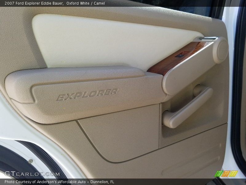 Oxford White / Camel 2007 Ford Explorer Eddie Bauer