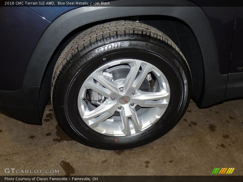 Blue Steel Metallic / ­Jet Black 2018 GMC Terrain SLE AWD
