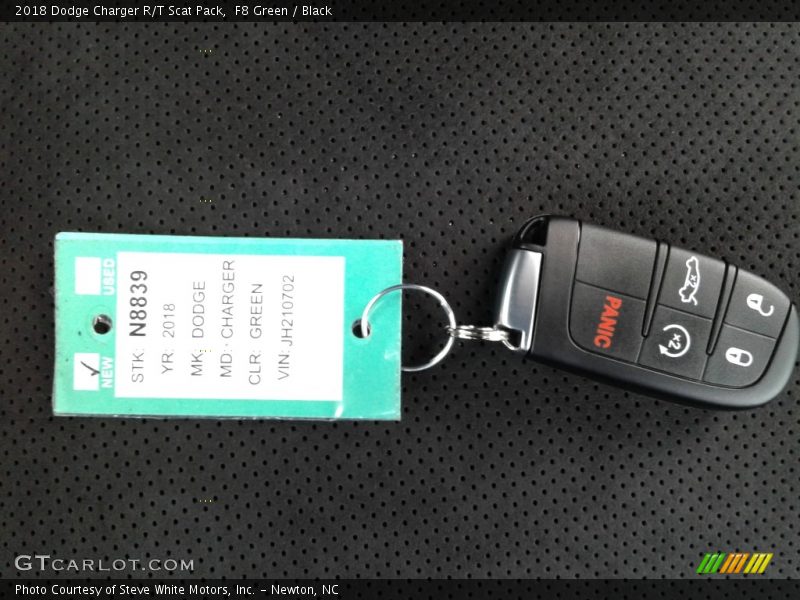F8 Green / Black 2018 Dodge Charger R/T Scat Pack