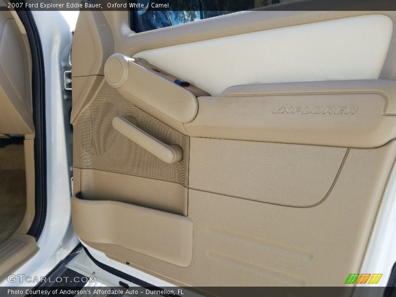 Oxford White / Camel 2007 Ford Explorer Eddie Bauer