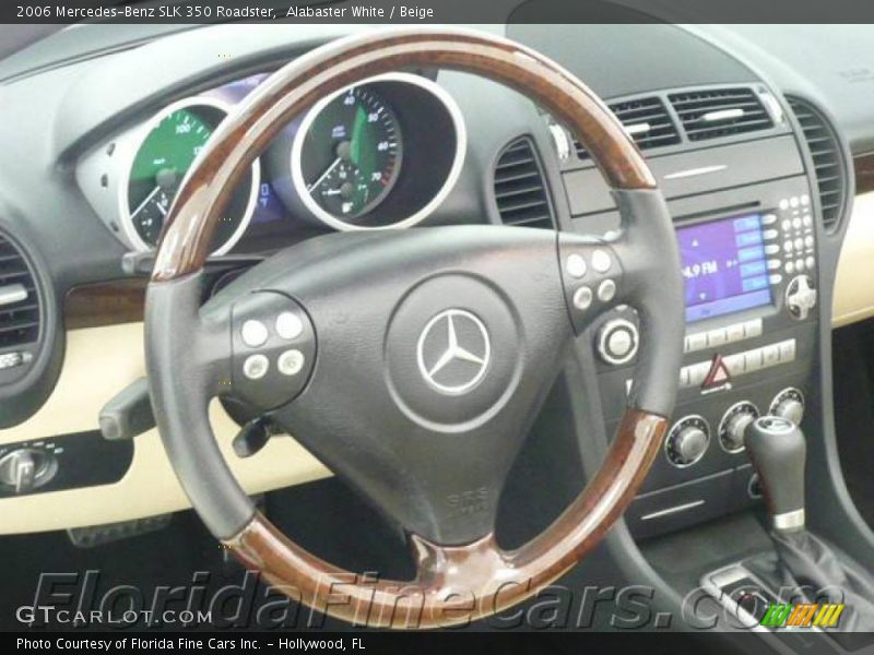 Alabaster White / Beige 2006 Mercedes-Benz SLK 350 Roadster