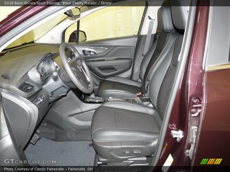 Black Cherry Metallic / Ebony 2018 Buick Encore Sport Touring