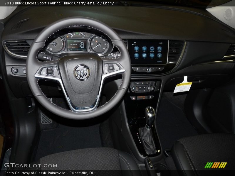 Black Cherry Metallic / Ebony 2018 Buick Encore Sport Touring