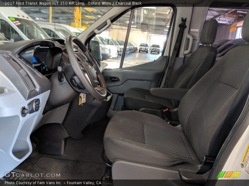 Front Seat of 2017 Transit Wagon XLT 350 MR Long