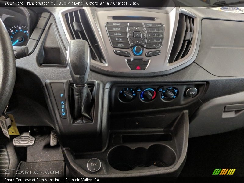 Controls of 2017 Transit Wagon XLT 350 MR Long