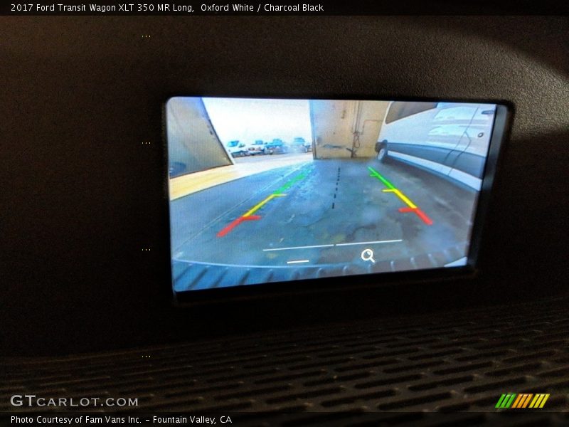 Oxford White / Charcoal Black 2017 Ford Transit Wagon XLT 350 MR Long