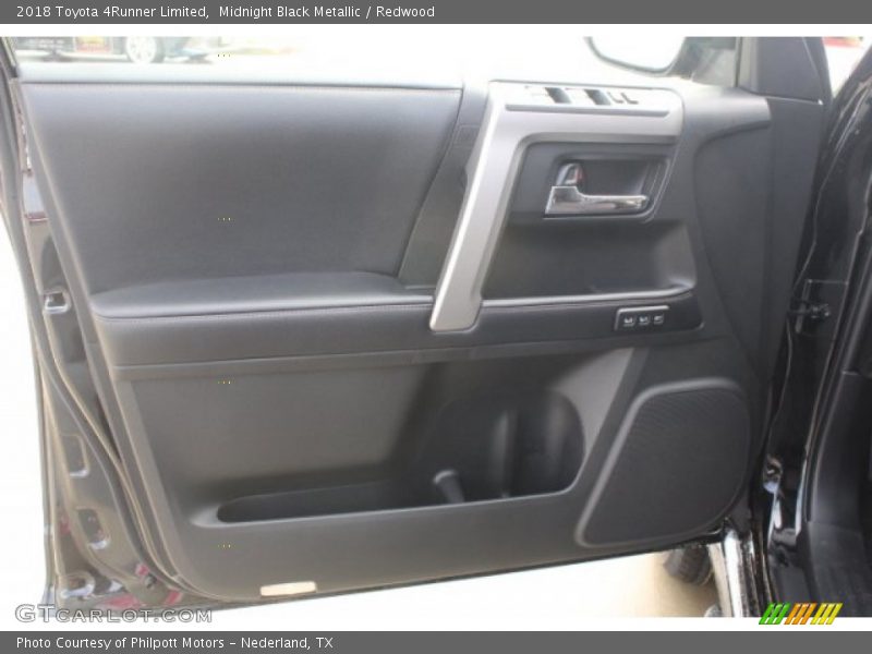 Midnight Black Metallic / Redwood 2018 Toyota 4Runner Limited