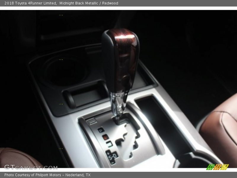 Midnight Black Metallic / Redwood 2018 Toyota 4Runner Limited