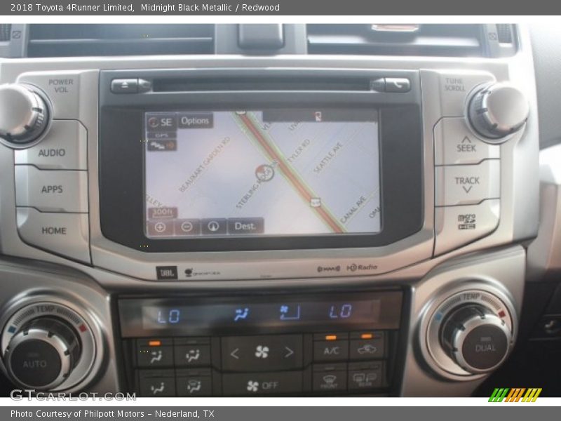 Midnight Black Metallic / Redwood 2018 Toyota 4Runner Limited