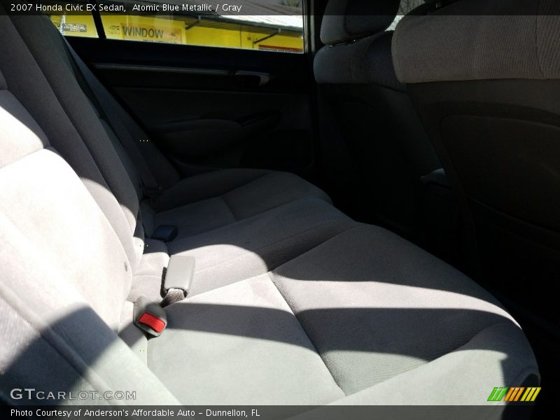 Atomic Blue Metallic / Gray 2007 Honda Civic EX Sedan