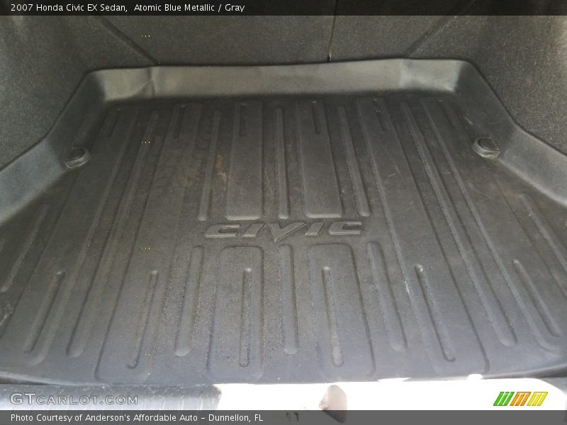 Atomic Blue Metallic / Gray 2007 Honda Civic EX Sedan