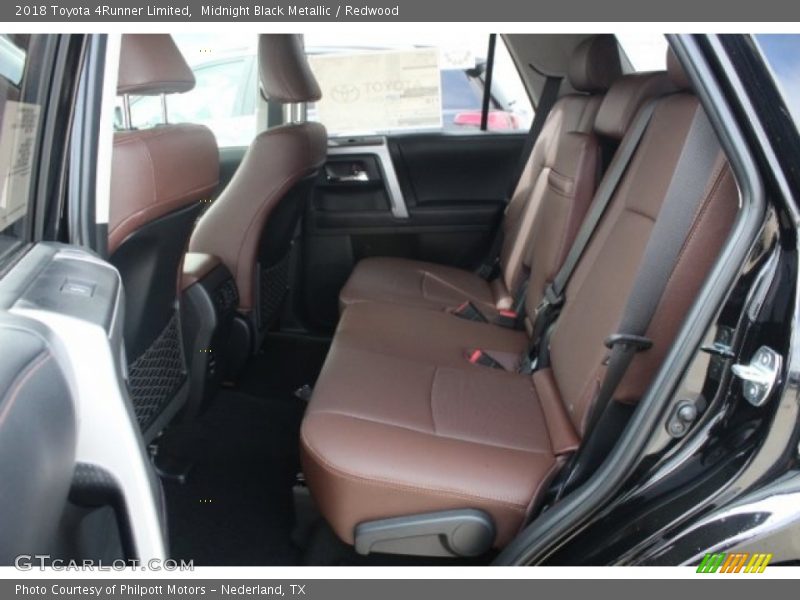 Midnight Black Metallic / Redwood 2018 Toyota 4Runner Limited