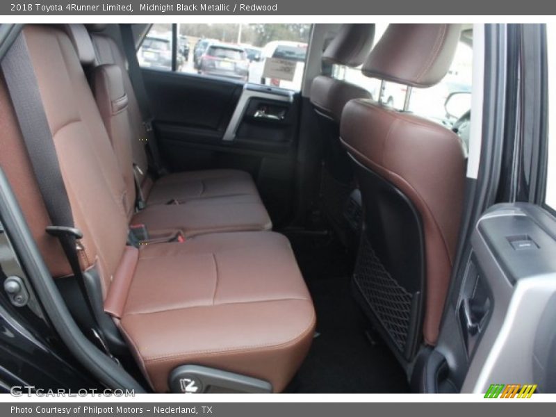 Midnight Black Metallic / Redwood 2018 Toyota 4Runner Limited