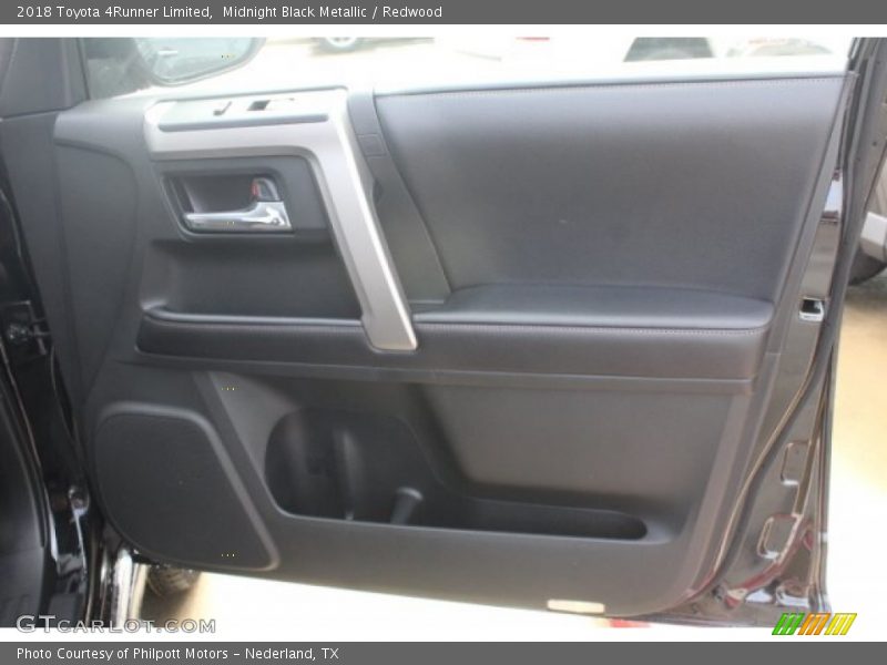 Midnight Black Metallic / Redwood 2018 Toyota 4Runner Limited
