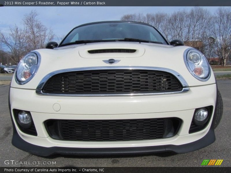 Pepper White / Carbon Black 2013 Mini Cooper S Roadster